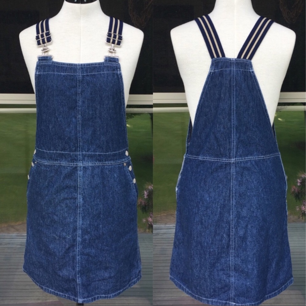 Denim Overall Dress ⭐️
